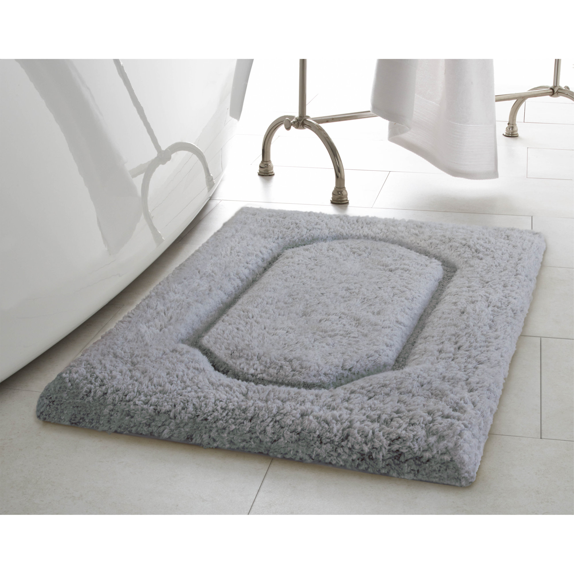 Vista Living Blossom Premium Extra Plush Race Track Bath Rug & Reviews
